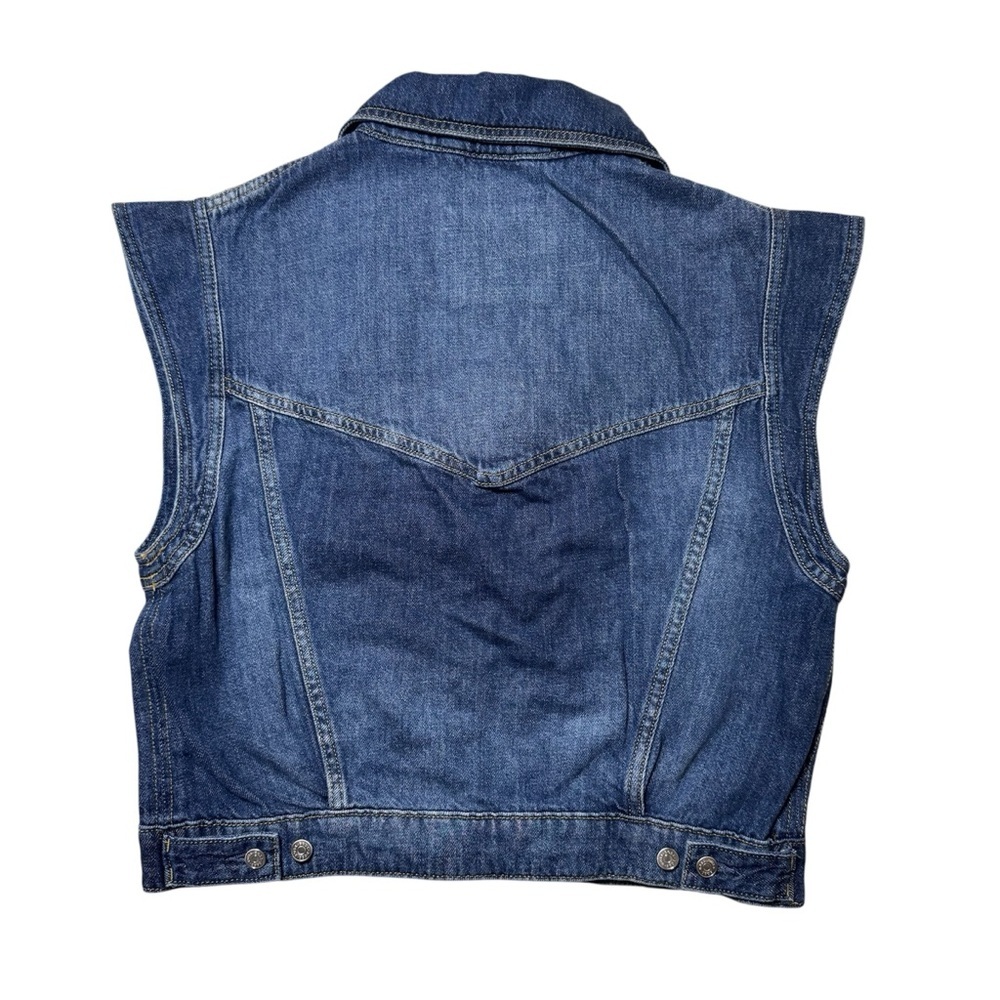 NWT BOSS Denim Vest Jacket size XS - Picture 14 of 14